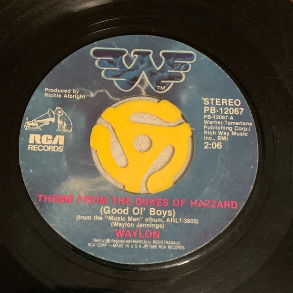 🔥🙃45RPM (RARE) THE DUKES OF HAZARD THEME GOOD OL’ BOYS VINTAGE 7in VINYL🔥♥️ - Picture 3 of 4